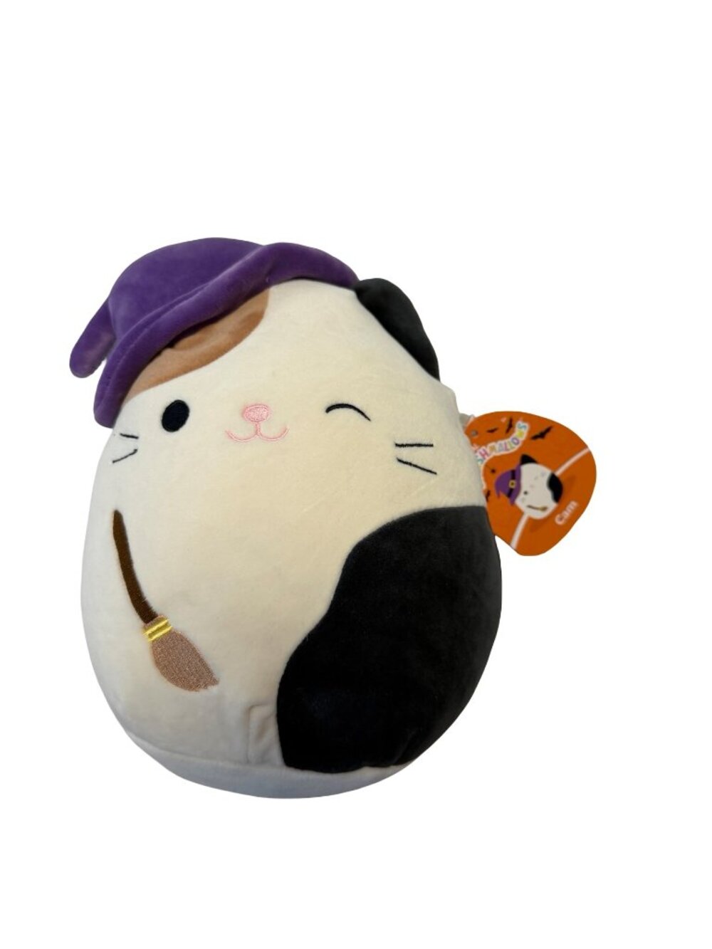 Squishmallows Cam Calico Cat Witch Halloween Plush 8" Jazwares NWT Cute Soft Toy